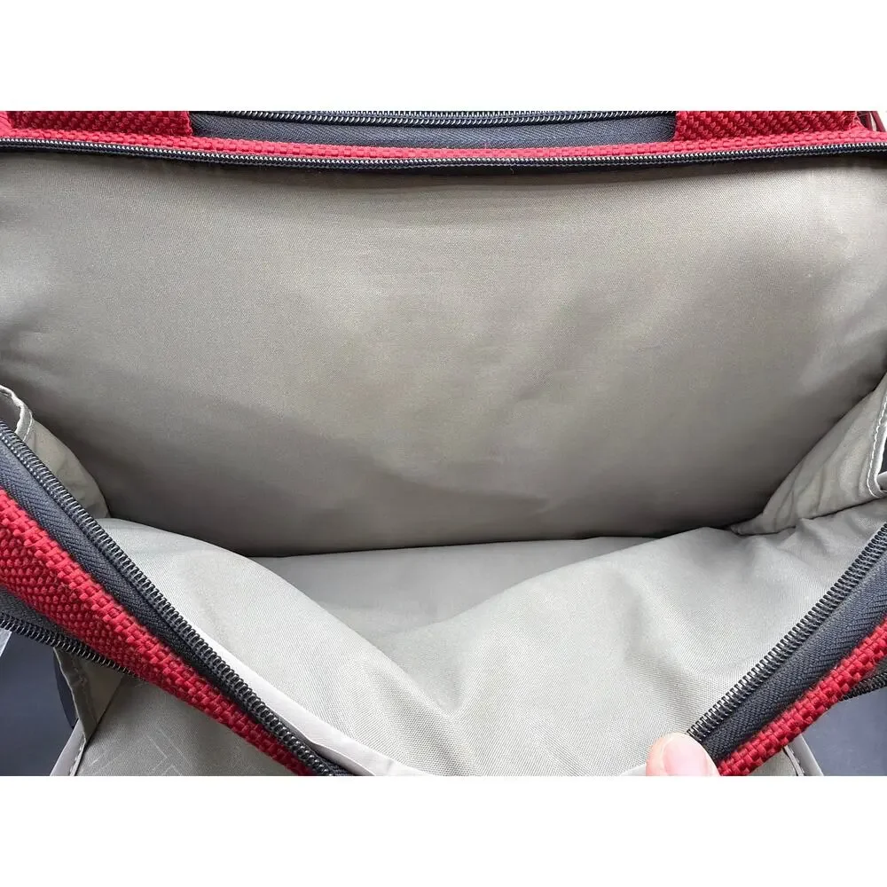 Samsonite Red Travel Boarding Bag Carry On Laptop Overnight Shoulder Bag